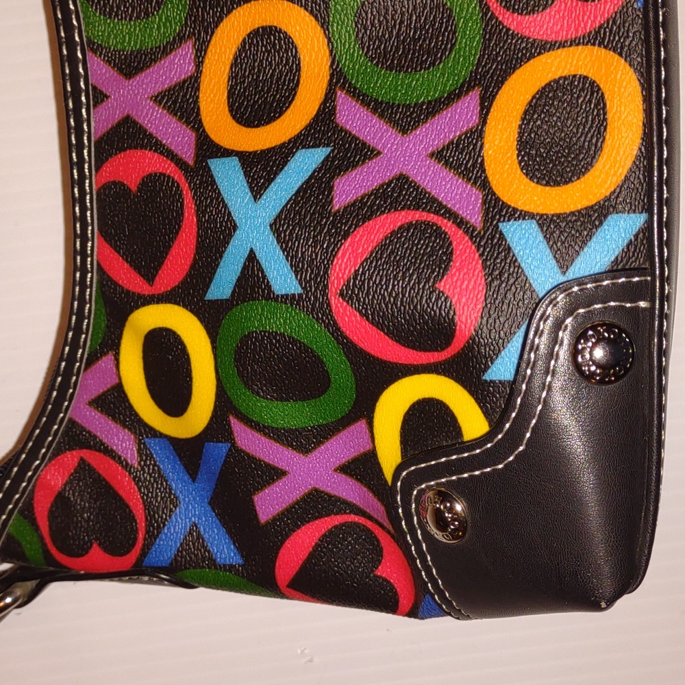 ♥️🌀🤸VINTAGE Y2K XOXO Accessories Rainbow Logo Purse - Picture 15 of 15